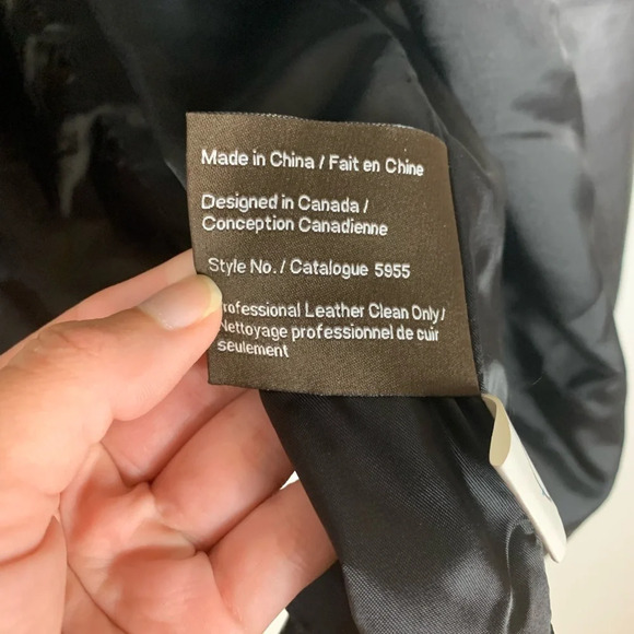 Danier Leather  Jacket Full Front Zip Women’s Size 2X Grunge Goth Capsule Punk - Picture 9 of 13